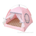 Pet Dog Cat Tent Aritel à coussin lavable amovible